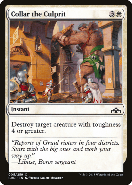 Collar the Culprit (5) — Guilds of Ravnica