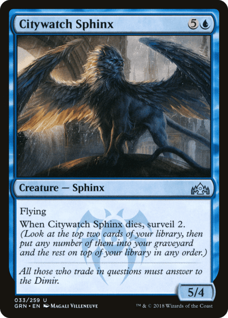 Citywatch Sphinx (33) — Guilds of Ravnica