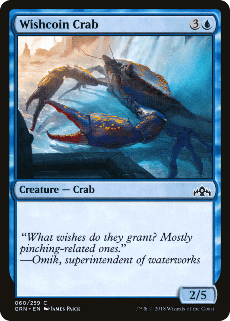 Wishcoin Crab (60) — Guilds of Ravnica