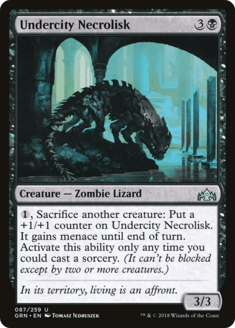 Undercity Necrolisk (87) — Guilds of Ravnica