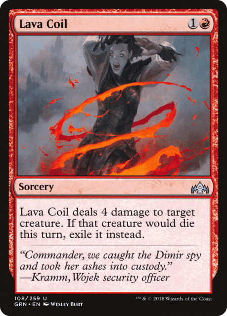Lava Coil (108) — Guilds of Ravnica