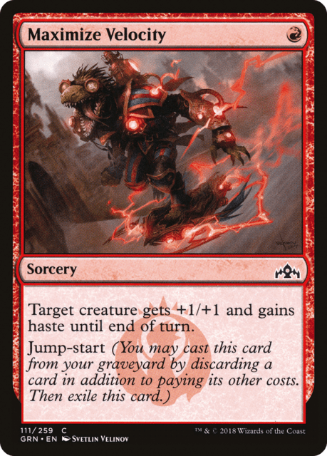Maximize Velocity (111) — Guilds of Ravnica