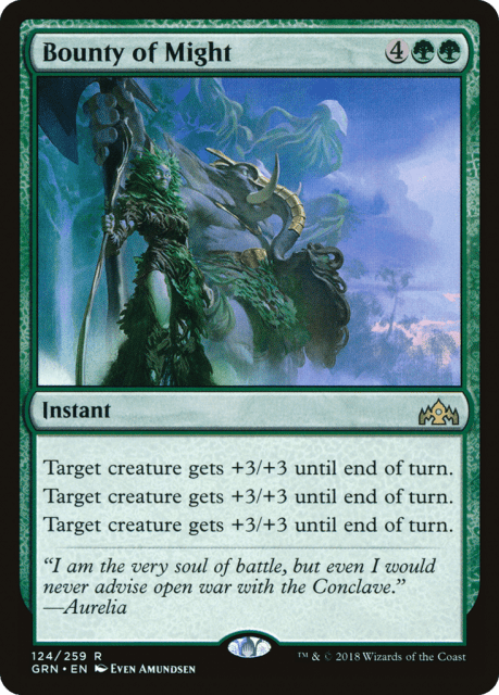 Bounty of Might (124) — Guilds of Ravnica