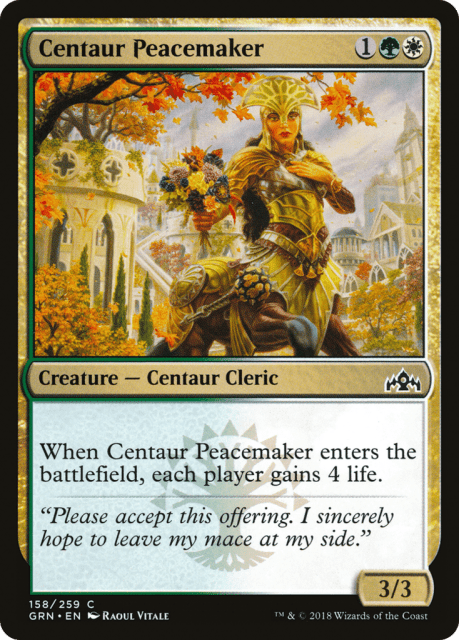 Centaur Peacemaker (158) — Guilds of Ravnica