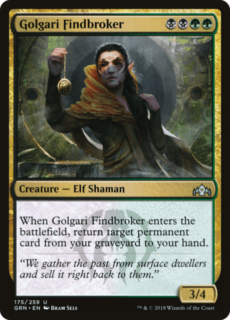 Golgari Findbroker (175) — Guilds of Ravnica