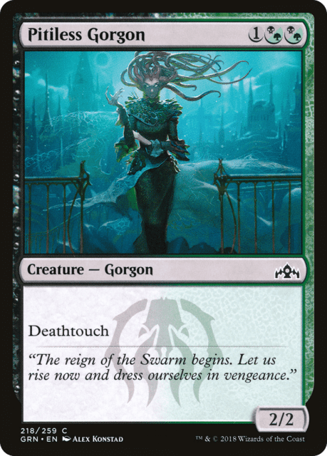 Pitiless Gorgon (218) — Guilds of Ravnica