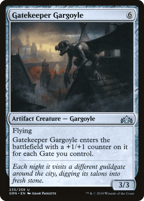 Gatekeeper Gargoyle (235) — Guilds of Ravnica