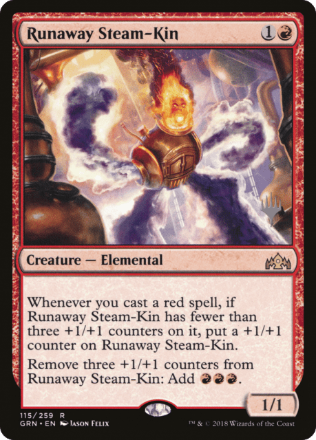 Runaway Steam-Kin (115) — Guilds of Ravnica Promos