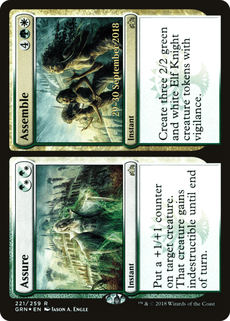 Assure // Assemble (221) — Guilds of Ravnica Promos