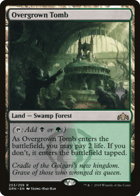 Overgrown Tomb (253) — Guilds of Ravnica Promos
