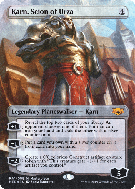 Karn, Scion of Urza (RA1) — Mythic Edition