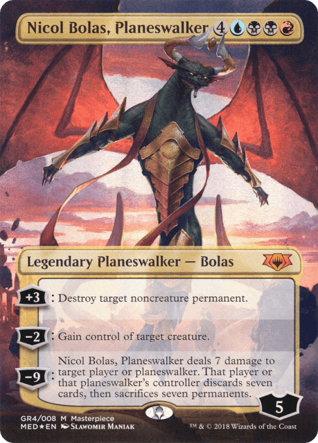 Nicol Bolas, Planeswalker (GR4) — Mythic Edition