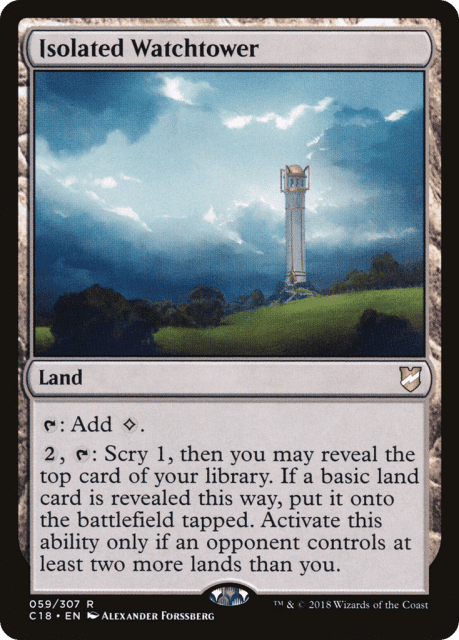 Isolated Watchtower (59) — Commander 2018