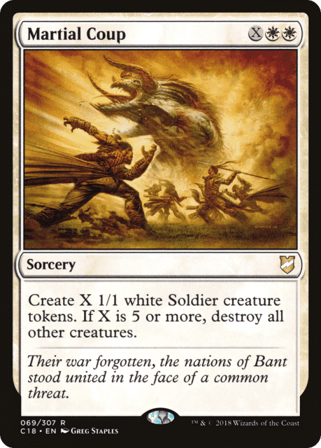 Martial Coup (69) — Commander 2018