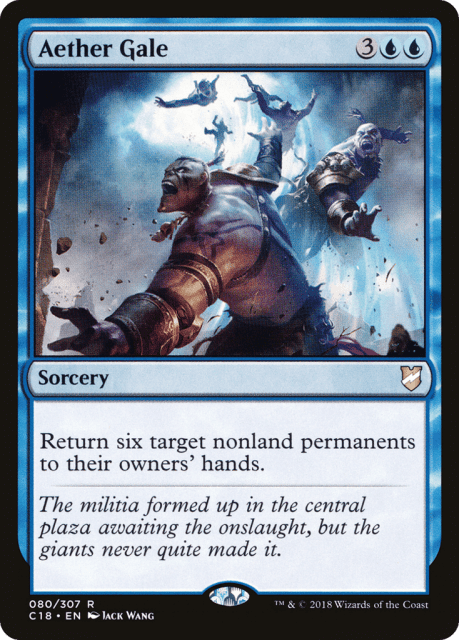 Aether Gale (80) — Commander 2018