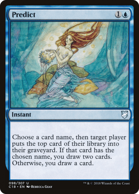 Predict (98) — Commander 2018