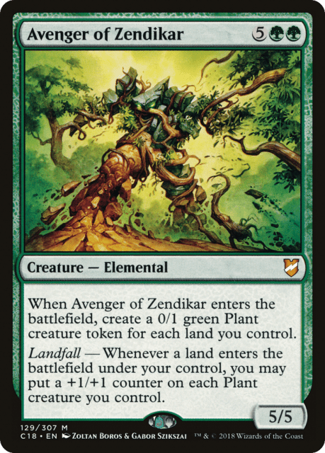 Avenger of Zendikar (129) — Commander 2018