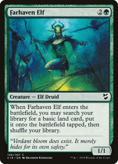 Farhaven Elf (146) — Commander 2018