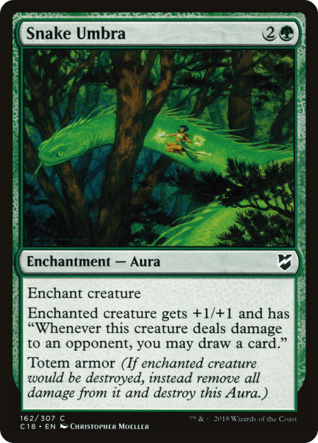 Snake Umbra (162) — Commander 2018