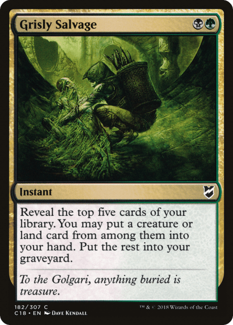 Grisly Salvage (182) — Commander 2018
