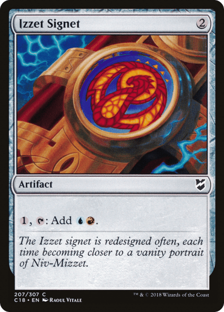 Izzet Signet (207) — Commander 2018