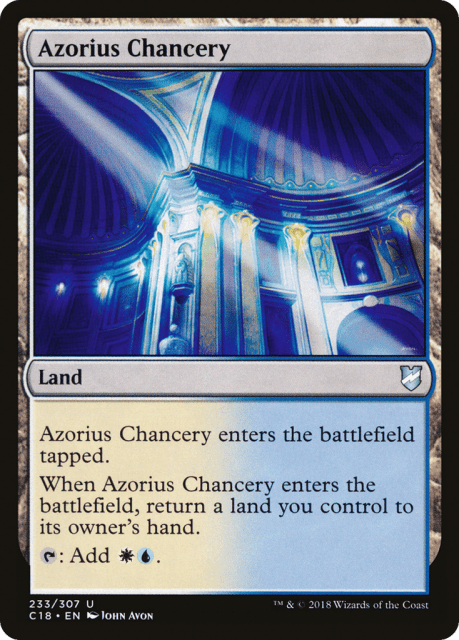 Azorius Chancery (233) — Commander 2018