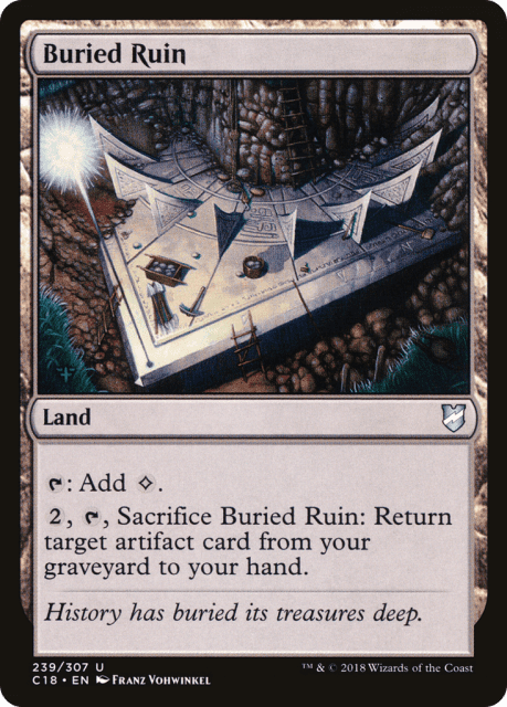 Buried Ruin (239) — Commander 2018