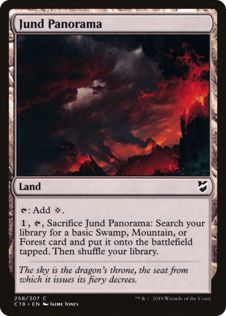 Jund Panorama (258) — Commander 2018