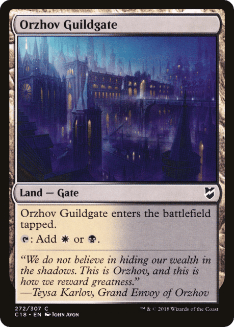 Orzhov Guildgate (272) — Commander 2018
