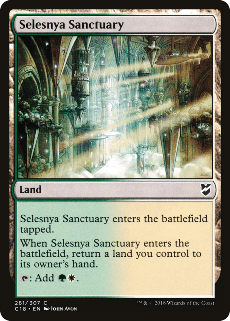 Selesnya Sanctuary (281) — Commander 2018