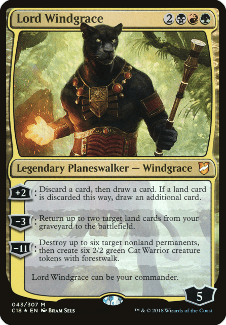 Lord Windgrace (43) — Commander 2018 Oversized