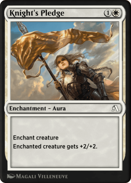 Knight's Pledge (5) — Arena New Player Experience Cards