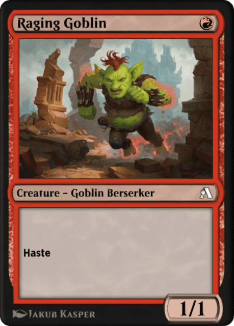 Raging Goblin (43) — Arena New Player Experience Cards