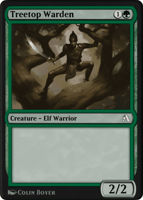 Treetop Warden (48) — Arena New Player Experience Cards