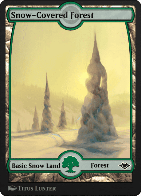 Snow-Covered Forest (261) — MTG Arena Promos
