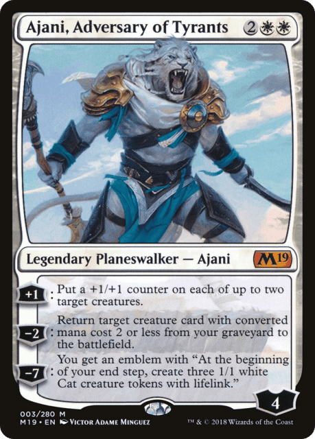 Ajani, Adversary of Tyrants (3) — Core Set 2019