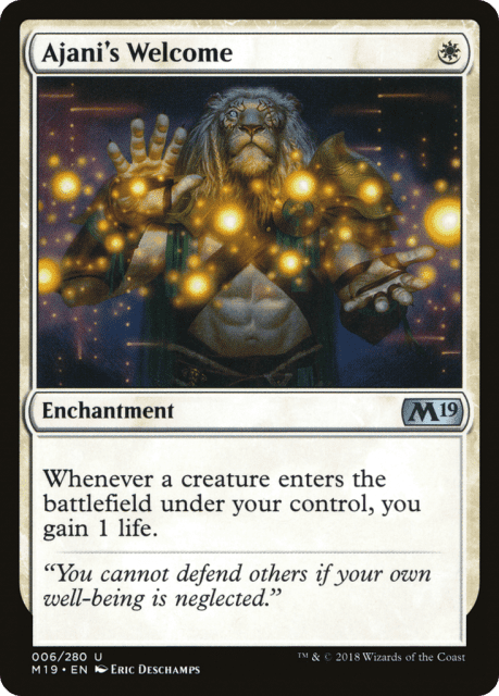 Ajani's Welcome (6) — Core Set 2019