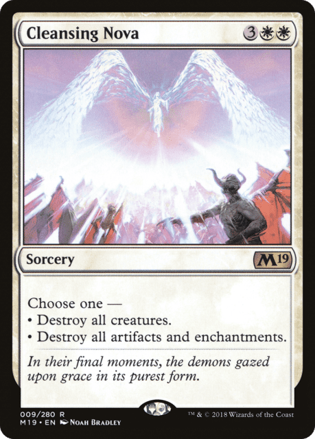 Cleansing Nova (9) — Core Set 2019