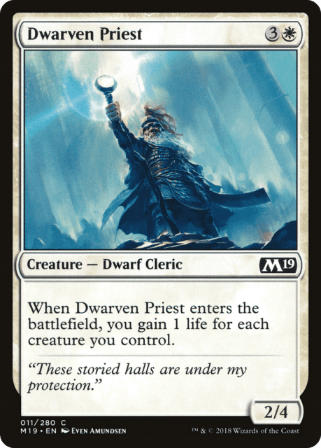 Dwarven Priest (11) — Core Set 2019