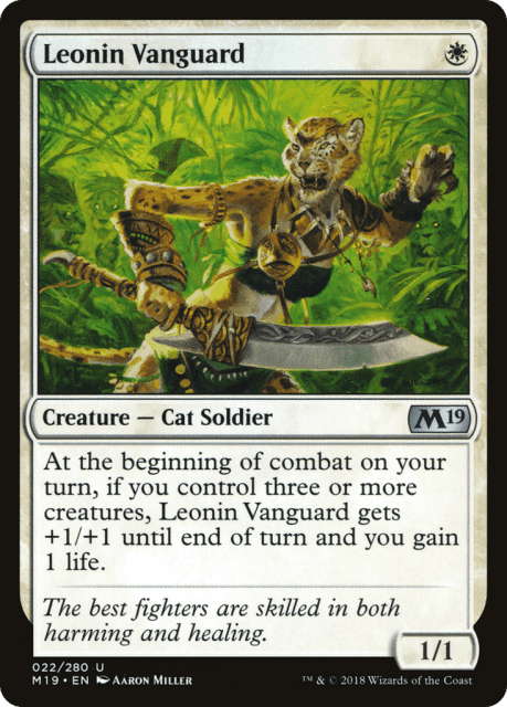 Leonin Vanguard (22) — Core Set 2019