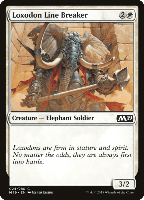 Loxodon Line Breaker (24) — Core Set 2019