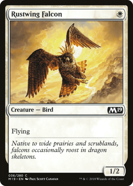 Rustwing Falcon (36) — Core Set 2019