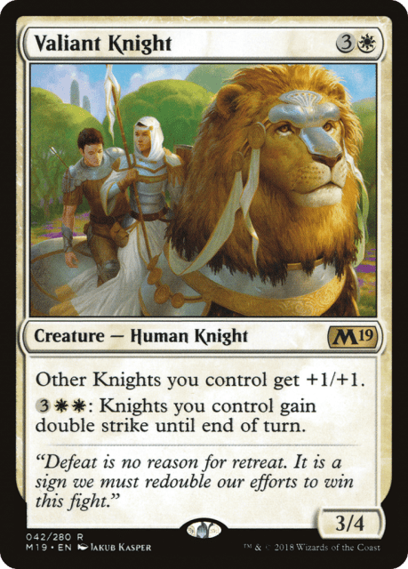 Valiant Knight (42) — Core Set 2019