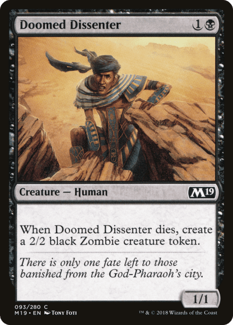 Doomed Dissenter (93) — Core Set 2019