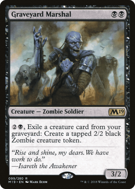 Graveyard Marshal (99) — Core Set 2019