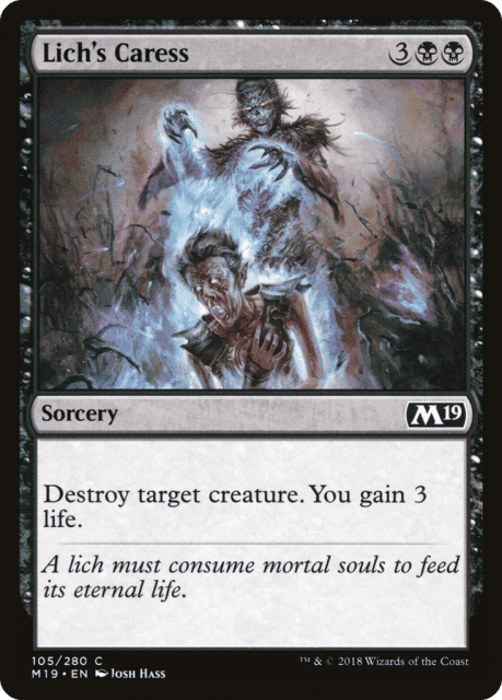 Lich's Caress (105) — Core Set 2019