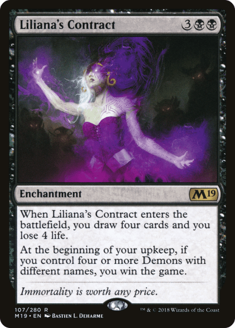 Liliana's Contract (107) — Core Set 2019