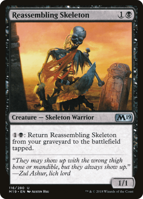 Reassembling Skeleton (116) — Core Set 2019