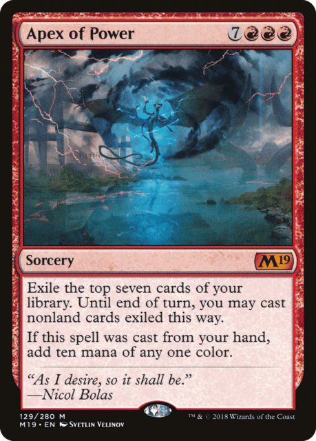 Apex of Power (129) — Core Set 2019