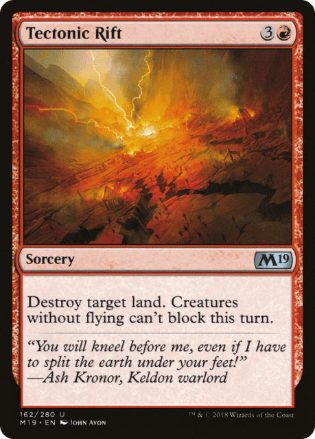 Tectonic Rift (162) — Core Set 2019